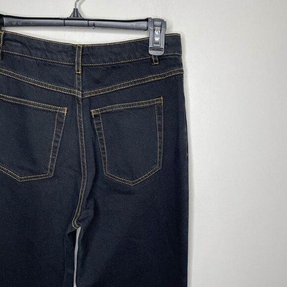 A.L.C. Jeans Womens 2 Dark Wash Straight Leg NEW 100% Cotton Denim High Rise - Picture 6 of 11
